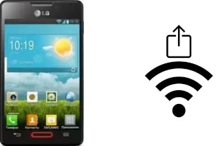 Générer un QR code avec la clé Wifi sur un LG Optimus L4 II