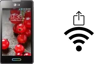 Générer un QR code avec la clé Wifi sur un LG Optimus L5 II Dual