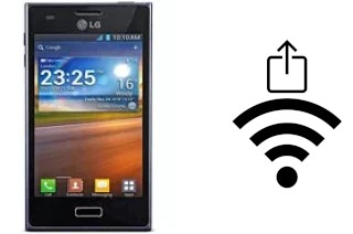 Générer un QR code avec la clé Wifi sur un LG Optimus L5 E610