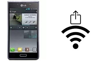 Générer un QR code avec la clé Wifi sur un LG Optimus L7 P700