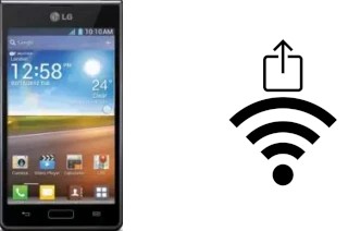 Générer un QR code avec la clé Wifi sur un LG Optimus L7