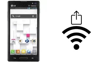 Générer un QR code avec la clé Wifi sur un LG Optimus L9 P769