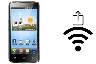 Générer un QR code avec la clé Wifi sur un LG Optimus LTE SU640