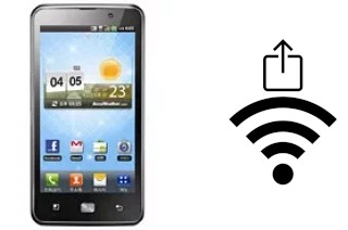 Générer un QR code avec la clé Wifi sur un LG Optimus LTE LU6200