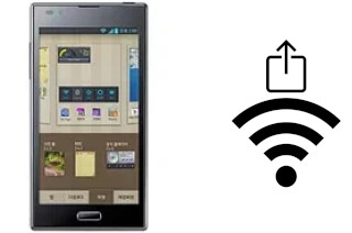 Générer un QR code avec la clé Wifi sur un LG Optimus LTE2