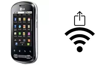 Générer un QR code avec la clé Wifi sur un LG Optimus Me P350