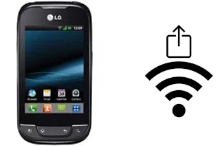 Générer un QR code avec la clé Wifi sur un LG Optimus Net