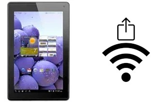 Générer un QR code avec la clé Wifi sur un LG Optimus Pad LTE