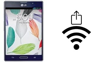 Générer un QR code avec la clé Wifi sur un LG Optimus Vu II F200