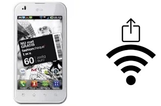 Générer un QR code avec la clé Wifi sur un LG Optimus Black (White version)