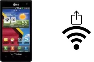 Générer un QR code avec la clé Wifi sur un LG Optimus Zone