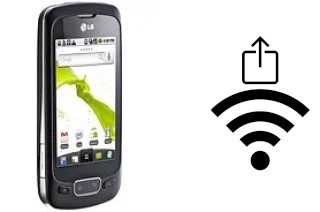 Générer un QR code avec la clé Wifi sur un LG Optimus One P500