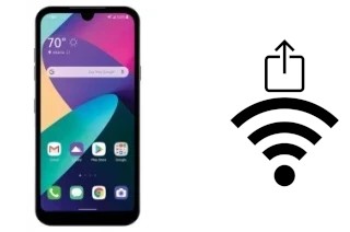 Générer un QR code avec la clé Wifi sur un LG Phoenix 5