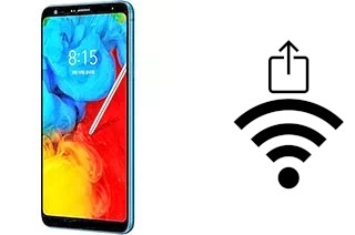 Générer un QR code avec la clé Wifi sur un LG Q8