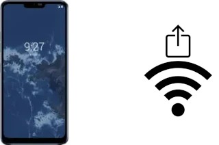 Générer un QR code avec la clé Wifi sur un LG Q9 One