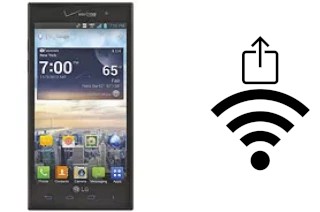 Générer un QR code avec la clé Wifi sur un LG Spectrum II 4G VS930