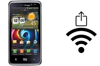 Générer un QR code avec la clé Wifi sur un LG Spectrum VS920