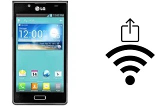 Générer un QR code avec la clé Wifi sur un LG Splendor US730