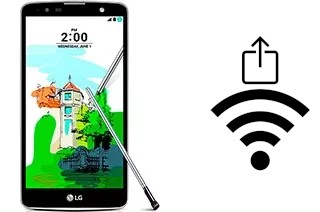 Générer un QR code avec la clé Wifi sur un LG Stylus 2 Plus