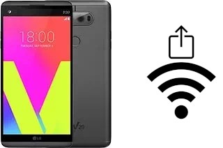 Générer un QR code avec la clé Wifi sur un LG V20