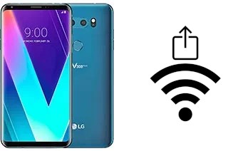 Générer un QR code avec la clé Wifi sur un LG V30S ThinQ