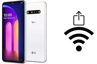 Générer un QR code avec la clé Wifi sur un LG V60 ThinQ 5G