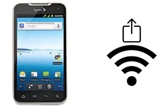 Générer un QR code avec la clé Wifi sur un LG Viper 4G LTE LS840