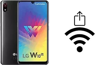 Générer un QR code avec la clé Wifi sur un LG W10 Alpha