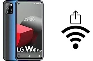 Générer un QR code avec la clé Wifi sur un LG W41+