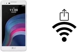 Générer un QR code avec la clé Wifi sur un LG X Fast