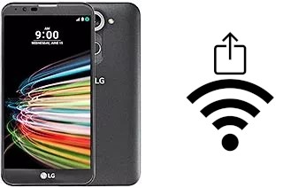 Générer un QR code avec la clé Wifi sur un LG X mach