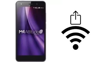 Générer un QR code avec la clé Wifi sur un M4Tel M4 SS4458