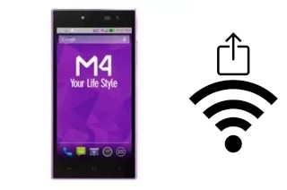 Générer un QR code avec la clé Wifi sur un M4Tel SS4350