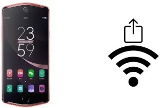 Générer un QR code avec la clé Wifi sur un Meitu T8