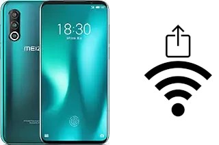 Générer un QR code avec la clé Wifi sur un Meizu 16s Pro