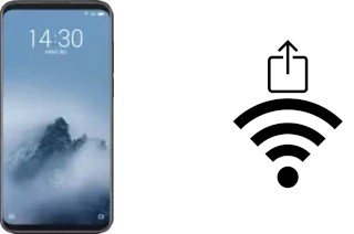 Générer un QR code avec la clé Wifi sur un Meizu 16th Plus