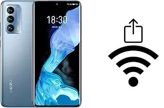 Générer un QR code avec la clé Wifi sur un Meizu 18