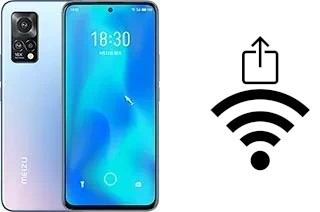 Générer un QR code avec la clé Wifi sur un Meizu 18x