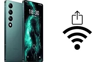 Générer un QR code avec la clé Wifi sur un Meizu 20 Infinity