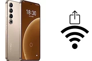 Générer un QR code avec la clé Wifi sur un Meizu 20 Pro