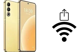 Générer un QR code avec la clé Wifi sur un Meizu 20