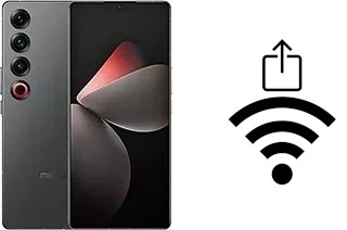 Générer un QR code avec la clé Wifi sur un Meizu 21 Pro