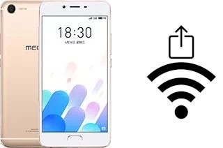 Générer un QR code avec la clé Wifi sur un Meizu E2