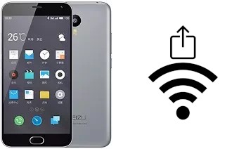 Générer un QR code avec la clé Wifi sur un Meizu M2 Note