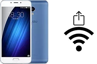 Générer un QR code avec la clé Wifi sur un Meizu M3e