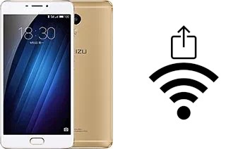 Générer un QR code avec la clé Wifi sur un Meizu M3 Max