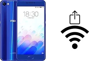 Générer un QR code avec la clé Wifi sur un Meizu M3x