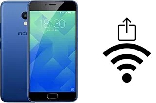 Générer un QR code avec la clé Wifi sur un Meizu M5