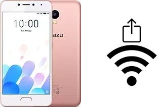 Générer un QR code avec la clé Wifi sur un Meizu M5c