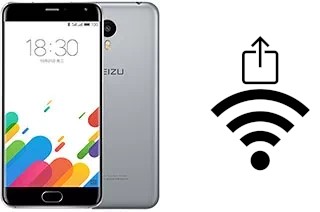 Générer un QR code avec la clé Wifi sur un Meizu M1 Metal